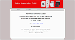 Desktop Screenshot of elektroprofi-jena.de